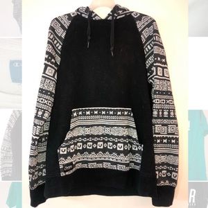 Empyre Black & White Aztec Sweatshirt
